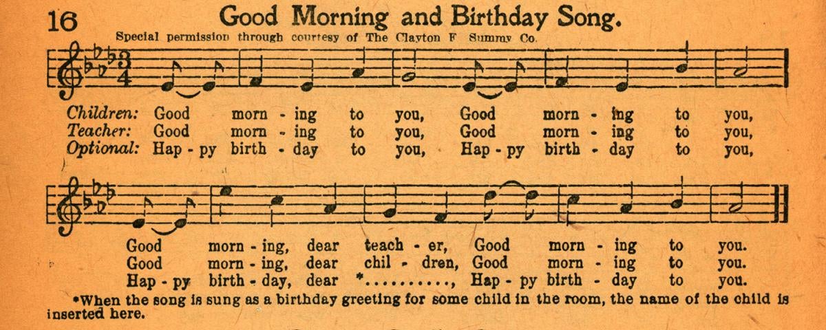Happy Birthday song image